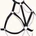 Zincirli Lastik Göğüs Harness - Brf818