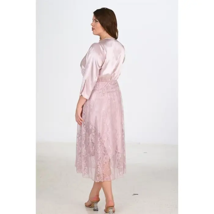 2li Pudra Sabahlık Takımı Bigsize 6220