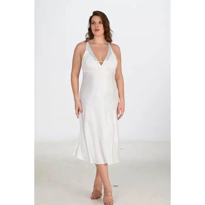 2li Ekru Sabahlık Takımı Bigsize 6224