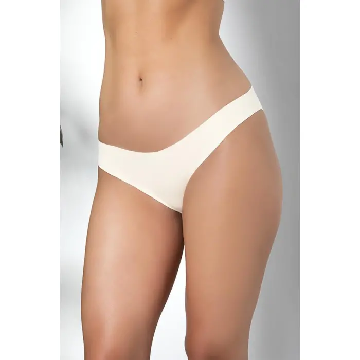 3'LÜ DİKİŞSİZ, İZ YAPMAZ, LAZER KESİM, SLİP KÜLOT EKRU (MGP21261)