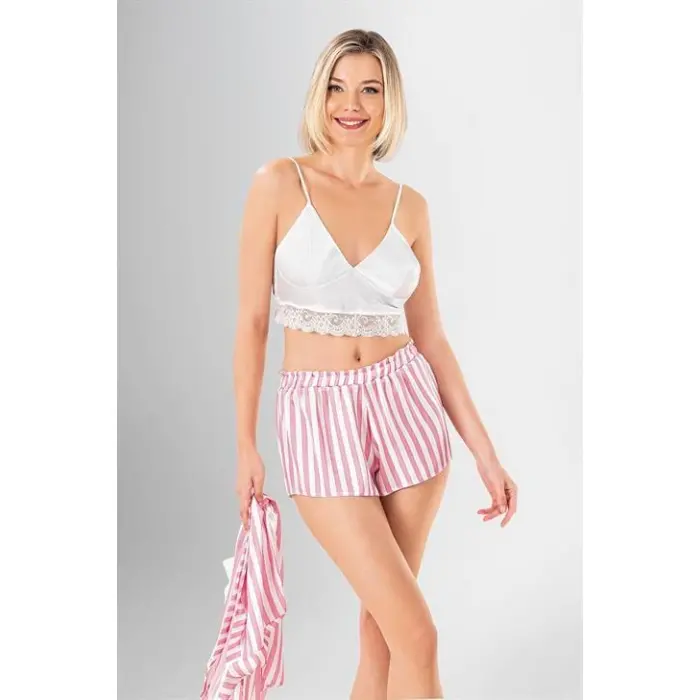 3lü Şort Takımı Desenli