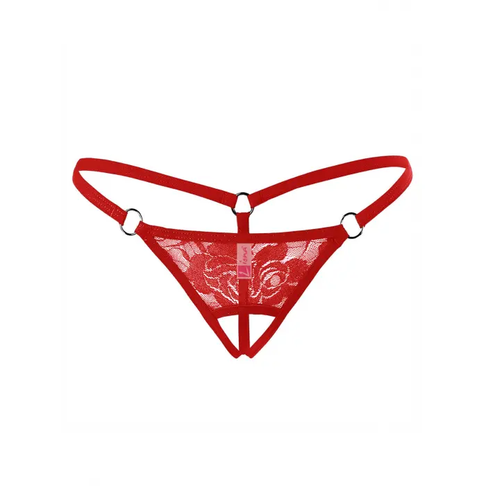 Ağı Açık Dantelli Büyük Beden Fantezi G String