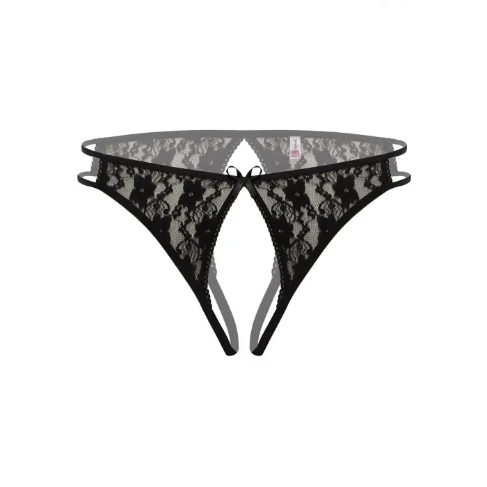 Ağı Açık Kadın Siyah Fantezi Külot