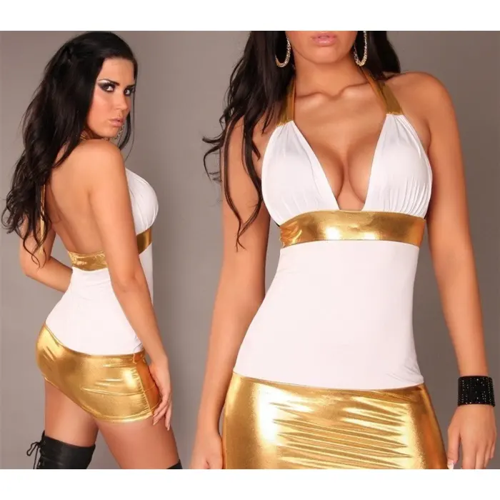 B100982 Seksi Mini Elbise