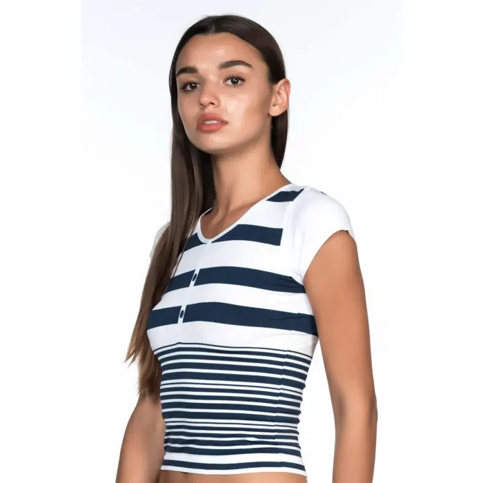 BEYAZ-LACİ MI Emay 5026 Soft Seamless T Shirt