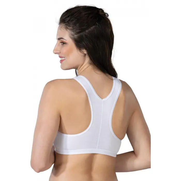 BEYAZ MI Emay 1424 Modal Cotton Sporcu Büstiyer