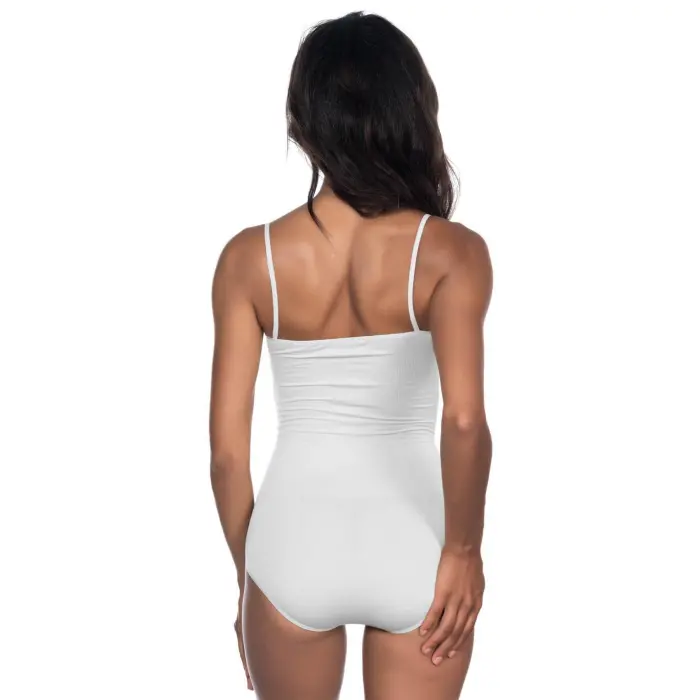 BEYAZ MI Emay 1923 Soft İp Askılı Çıtçıtlı  Body