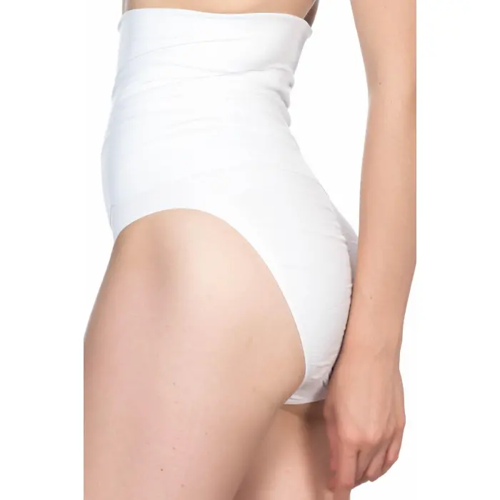 BEYAZ MI Emay 2019 Double Yüksek Bel Çıtçıtlı  Slip Korse