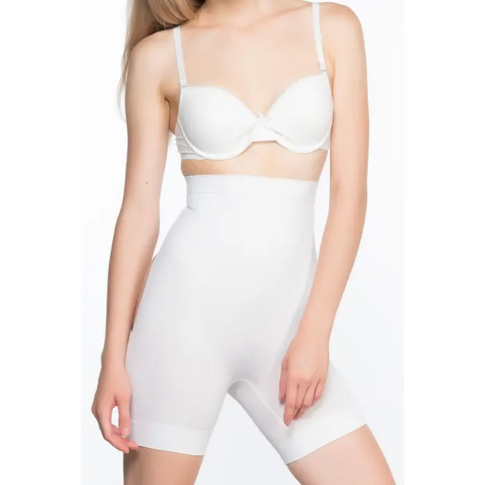 BEYAZ MI Emay 2032 Popo Açık Masajlı Boxer Korse
