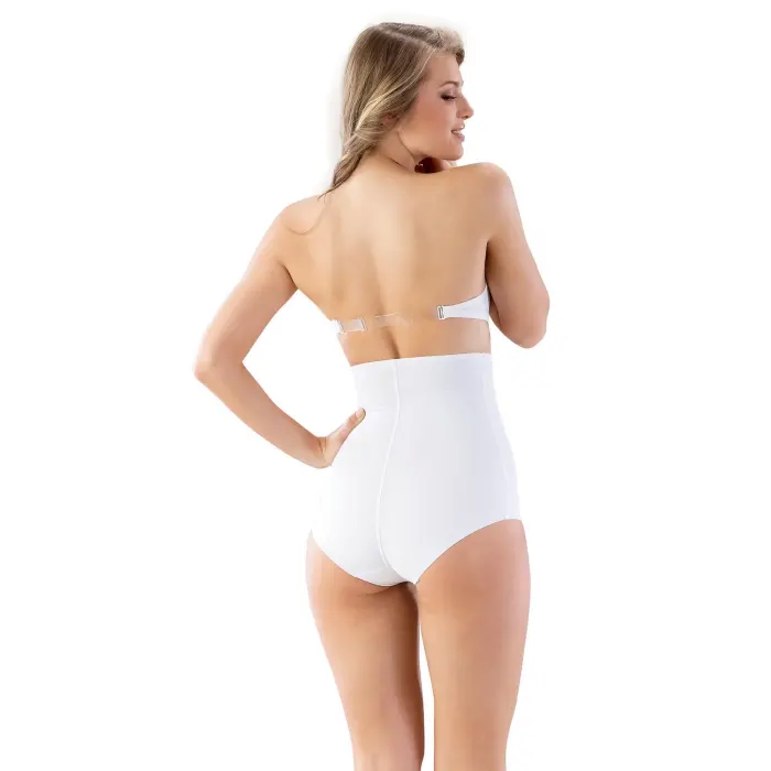 BEYAZ MI Emay 2813 Yüksek Bel Slip Lazer Korse