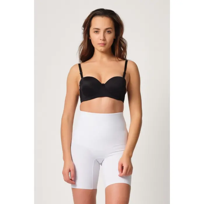BEYAZ MI Emay 2816 Yüksek Bel Boxer Lazer Korse