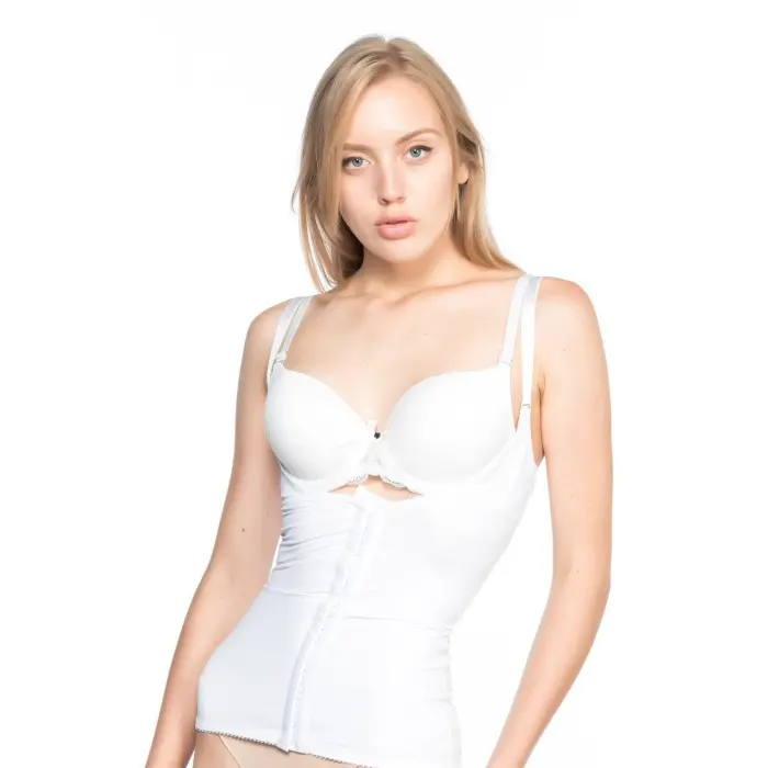 BEYAZ MI Emay 2875 Göğüs Altı Bel Ve Basen Toparlayıcı Korse