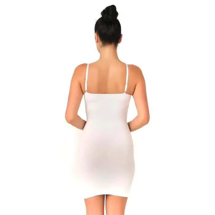 BEYAZ MI Emay 5060 Göğsü Açık Elbise Korse