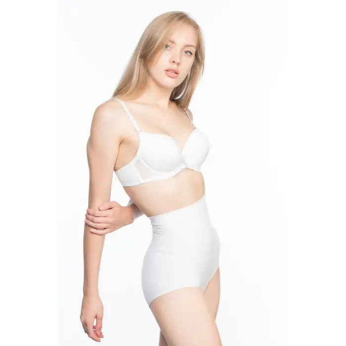 BEYAZ MI Emay 7024 Yüksek Bel Slip Korse