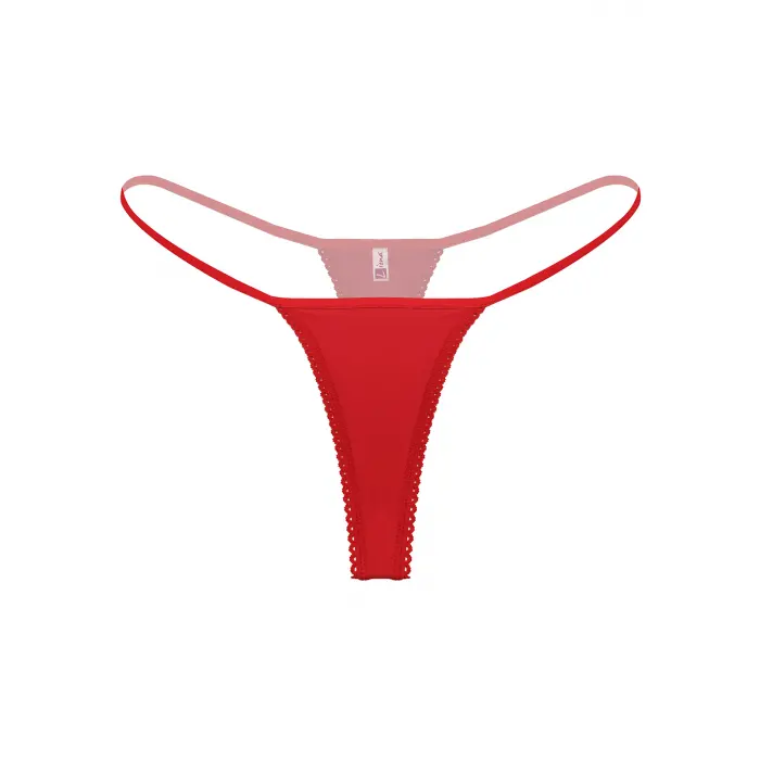 Büyük Beden Kırmızı Fantezi String