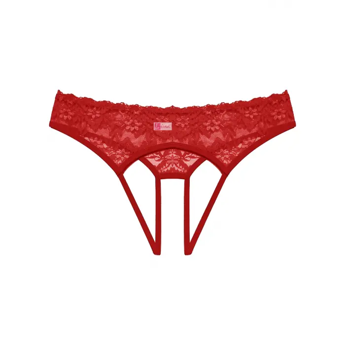 Büyük Beden Özel Bölgesi Açık Kırmızı Fantezi Külot