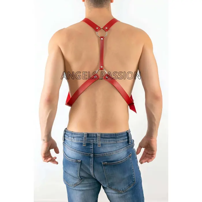 Deri Erkek  Harness Pantolon Aksesuar, Göğüs Erkek  Harness - Brfm27