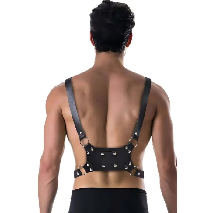Deri Harness Aksesuar, Şık Erkek  Harness - Brfm168