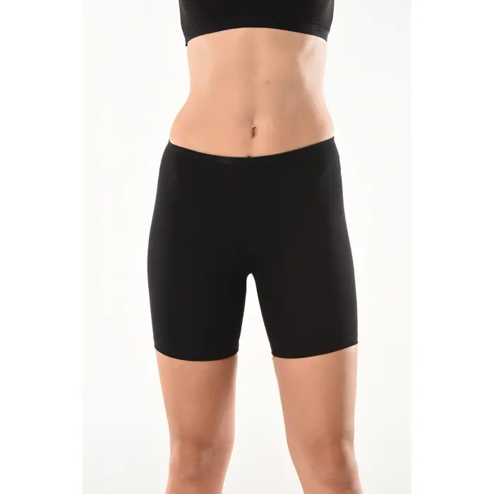 Derya Kurşun Likralı Kısa Kadın Şort Tayt 494