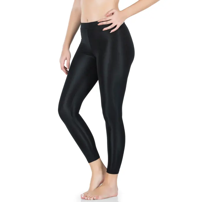 Derya Kurşun Parlak Disco Tayt 0561