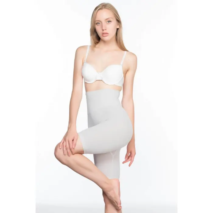 EKRU MI Emay 3200 Pantolon Altı Soft Double Boxer Korse