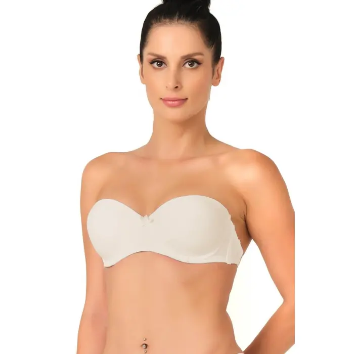 EKRU MI Emay 701 Şeffaf Askılı Sütyen