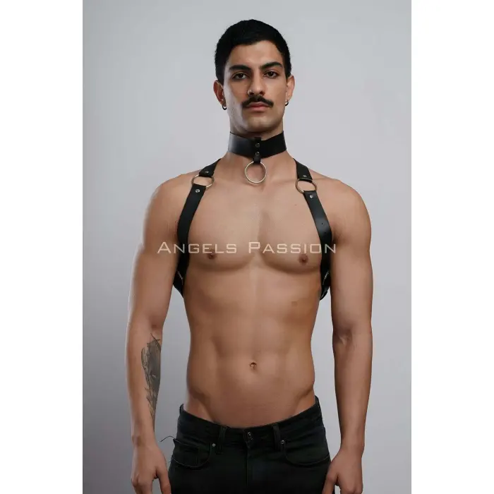 Erkek  Choker Ve Göğüs Harness, Erkek  Parti Giyim - Brfm35