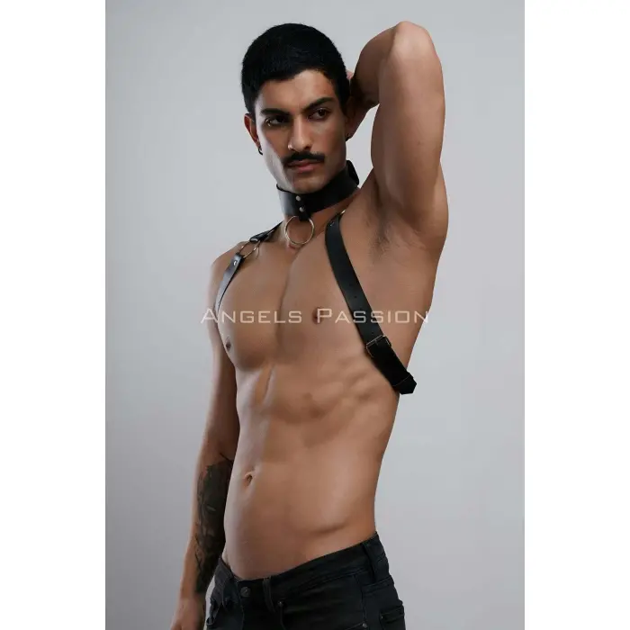 Erkek  Choker Ve Göğüs Harness, Erkek  Parti Giyim - Brfm35