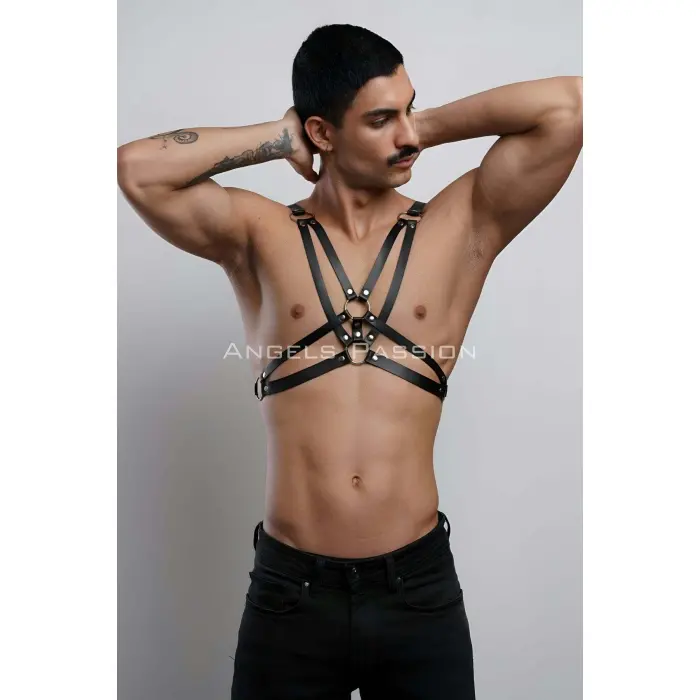 Erkek  Göğüs Harness, Erkek  T-shirt Üzeri Aksesuar - Brfm104