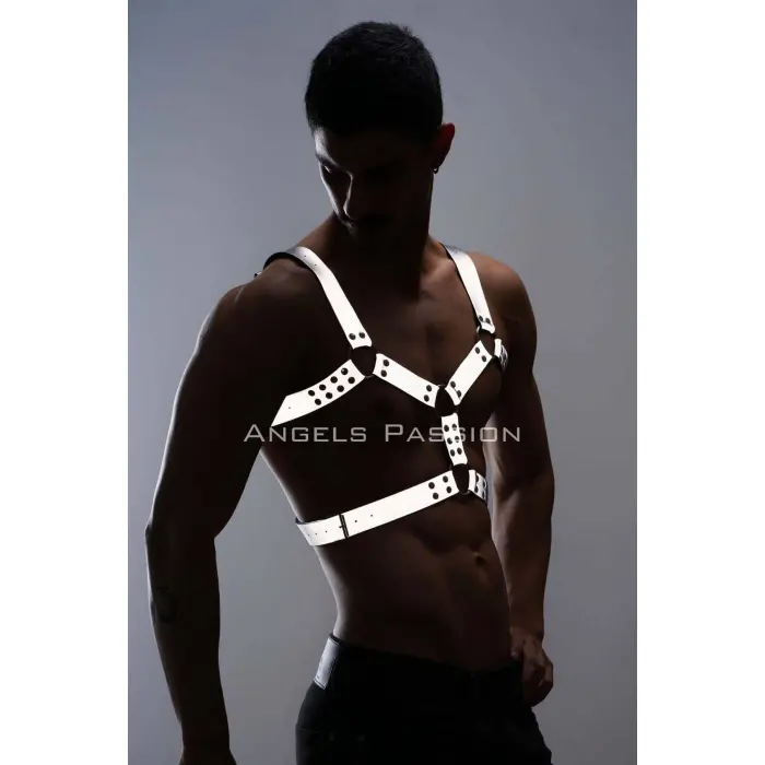 Erkek  Göğüs Harness - Reflektörlü (karanlıkta Yansıyan) Göğüs Harness - Brfm78