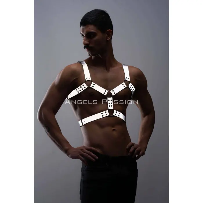 Erkek  Göğüs Harness - Reflektörlü (karanlıkta Yansıyan) Göğüs Harness - Brfm78
