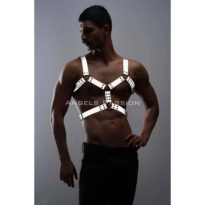 Erkek  Göğüs Harness - Reflektörlü (karanlıkta Yansıyan) Göğüs Harness - Brfm78