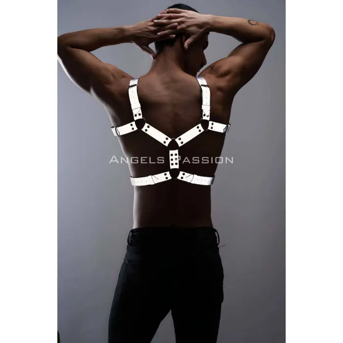 Erkek  Göğüs Harness - Reflektörlü (karanlıkta Yansıyan) Göğüs Harness - Brfm78