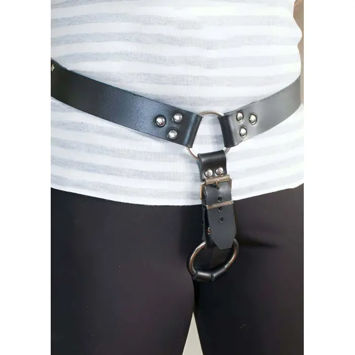 Erkek  Özel Bölge Deri Harness - Brfm25
