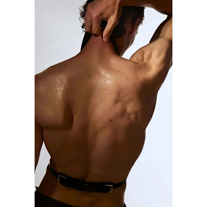 Erkek  V Göğüs Harness, Şık Gömlek Aksesuar - Brfm145