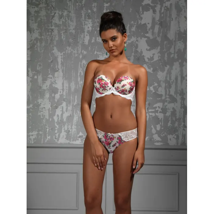 Gardenia Big Size Plunge Bra, Ekru Konforlu Ve Şık Sütyen