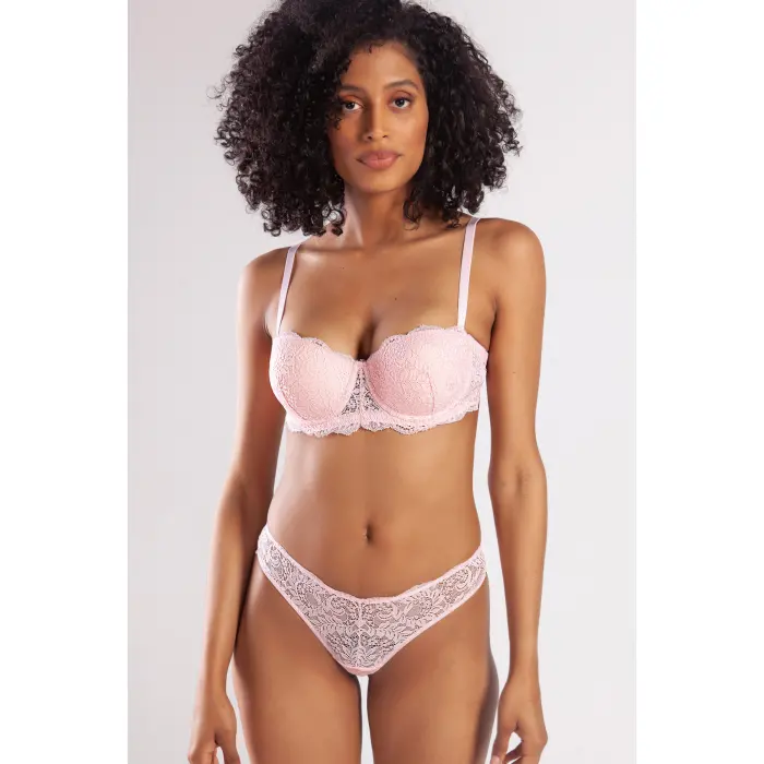 G.colors Push Up Strapless Bra, Açık Pembe Konforlu Ve Şık Sütyen
