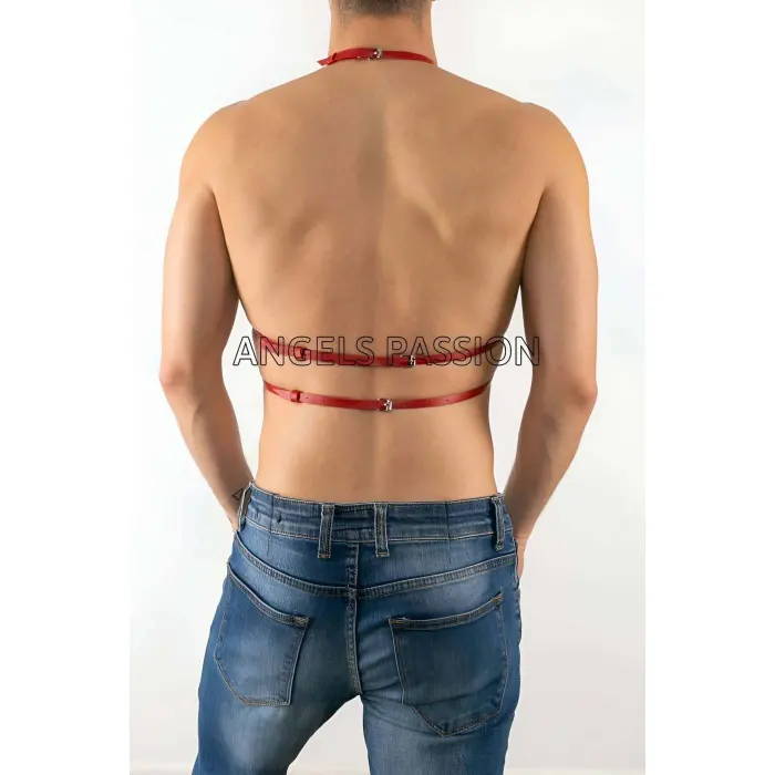 Göğüs Üzeri Erkek  Harness, Deri Erkek  Harness, Gay Harness Modelleri - Brfm1