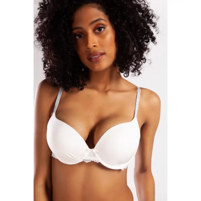 Goldy Heavy Push Up Bra, Ekru Renk  Konforlu Ve Şık Sütyen