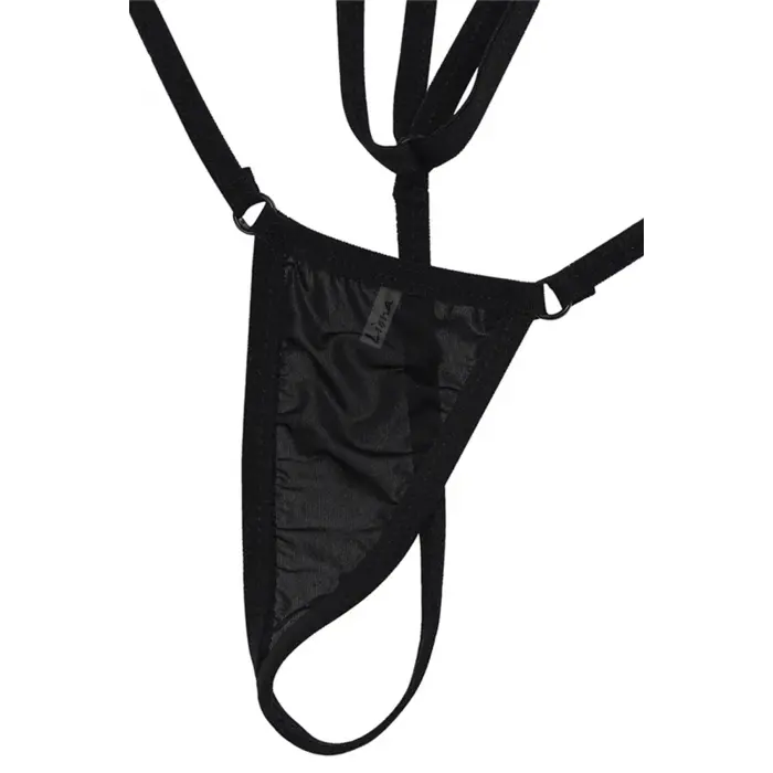 Kadın Fantazi İç Giyim Siyah Fantezi String