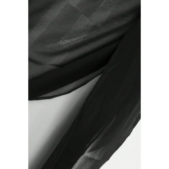 Kadın Siyah Beyaz Transparan Belden Bağlamalı Pareo 2li