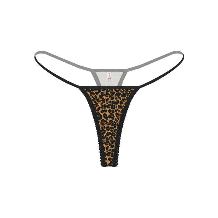 Leopar Desenli Kadın Fantezi String