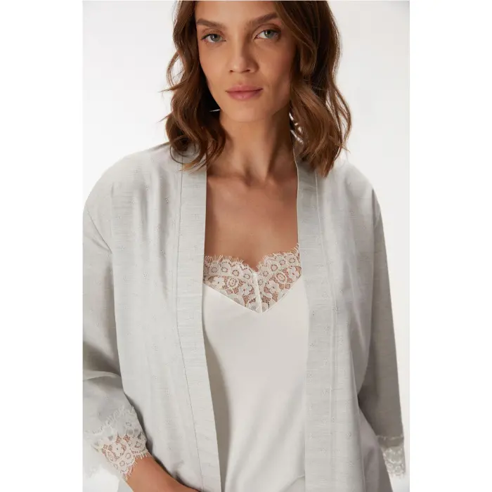 LYYN 11403 Anıl Sabahlık Ve Atlet Takım Kadın