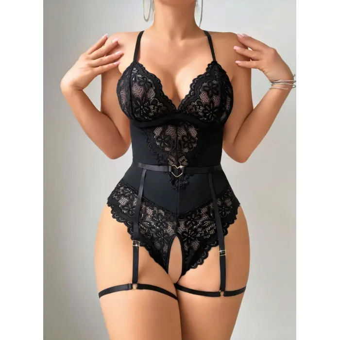 LYYN Ağı açık Sexi Fantazi Kostüm 2238