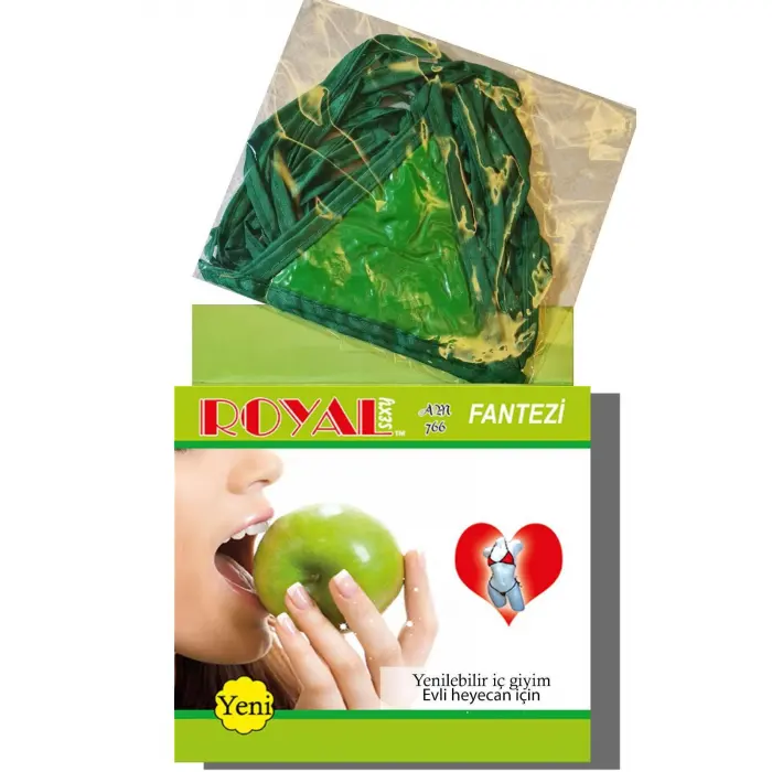 LYYN Arias Closet Fantezi Yenilebilir Elma Aromalı İç Çamaşırı Takımı