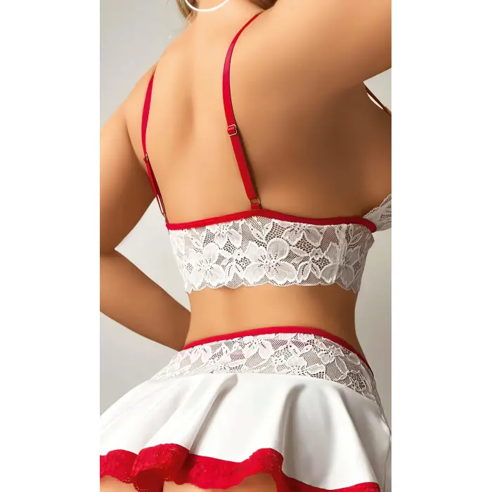 LYYN Beyaz Etekli Fantazi Kostüm 3834