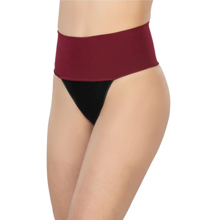 LYYN BORDO MI 2048 Seamless Çift Renk String Korse