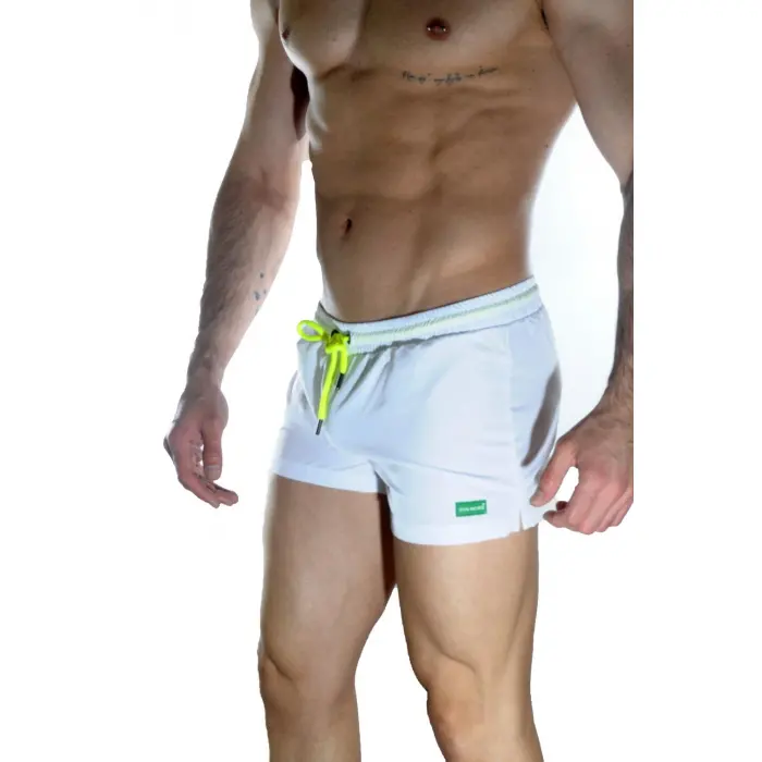 LYYN Erkek Beyaz Mini Mayo Short