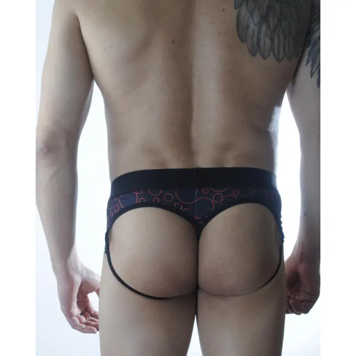 LYYN Erkek Daire Desenli Fantezi Jockstrap