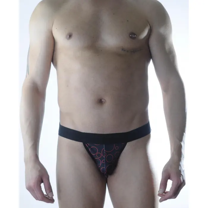 LYYN Erkek Daire Desenli Jockstrap İç Giyim
